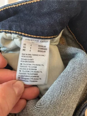 American Eagle Outfitters Dark Blue Stretch Skinny Jeggings thumbnail 6