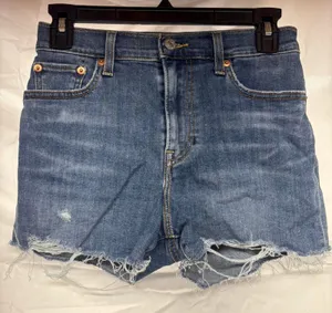 Levis 511 blue denim shorts thumbnail 1