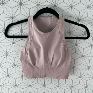 Lululemon Ebb to Train Bra *Medium Support, C/D Cup Porcelain Pink thumbnail 5