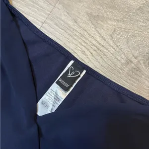 •WINDSOR• NAVY BLUE BLOUSE CROP TOP thumbnail 4