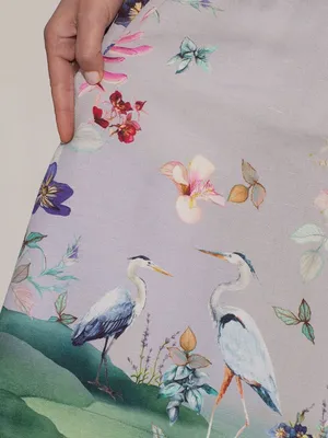 Anthropologie Ranna Gill Anaya Scalop Bodice midi dress XS thumbnail 3