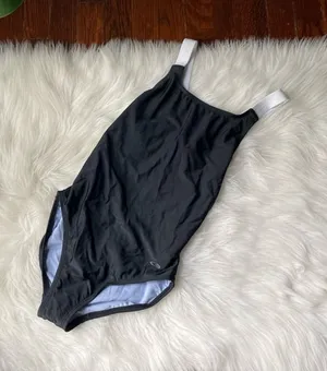 Athletic One Piece Swimsuit Black & White NWOT thumbnail 1