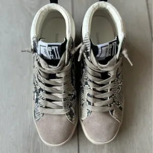 Gianni Bini Women’s high top mixed print animal suede sneaker size 6.5 thumbnail 3