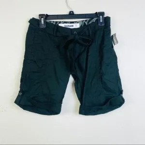 GARAGE Black‎ Cargo Bermuda Shorts NWT Size 1 thumbnail 3