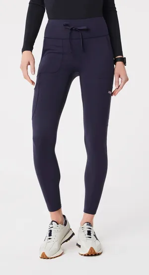 Figs High-Waisted Seville Scrub Leggings Navy thumbnail 1