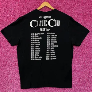 Boy George and Culture Club 2023 Tour Soul Pop Band Tee 2X thumbnail 3