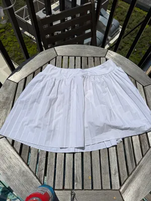 Mondetta White Pleated Tennis Skort thumbnail 2