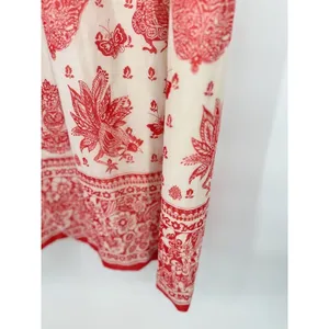 Vintage Lady Lewis Maxi Dress XL Peacock Toile‎ Cottagecore Peacock Romantic thumbnail 4