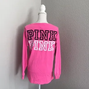 Pink by Victoria’s Secret long sleeve V-neck shirt thumbnail 4