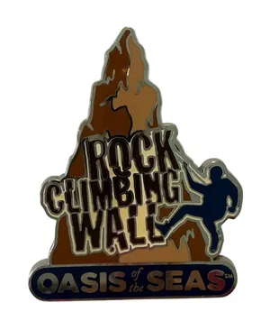 Royal Caribbean Oasis of the Seas Rock Climbing Wall Pin thumbnail 1
