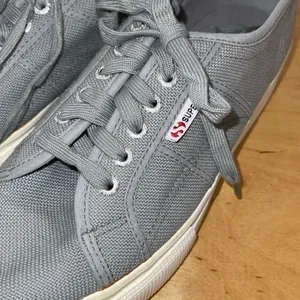Superga Cotu Classic Platform Sneaker Grey‎ Sage Size 8.5 thumbnail 3