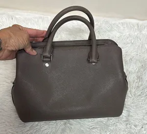 Michael Kors Brown Satchel Saffiano Leather thumbnail 2