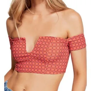 NWT Free People Lucky Brami in Red Size Medium thumbnail 1