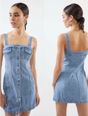 Urban Outfitters BDG Denim Mini Dress thumbnail 2