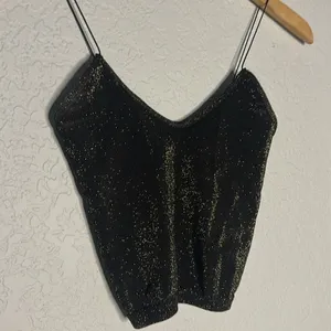Intimately Free People Brown Shimmer Seamless Brami Cami Crop Top Sparkle thumbnail 2