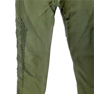 Gymshark Energy Seamless Leggings Olive Green Womens Medium High Waist Eyelet thumbnail 5