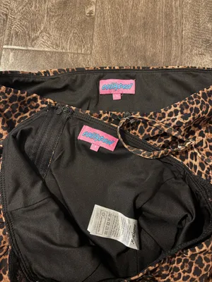 Leopard Top & Mini Skirt Set Edikted thumbnail 3