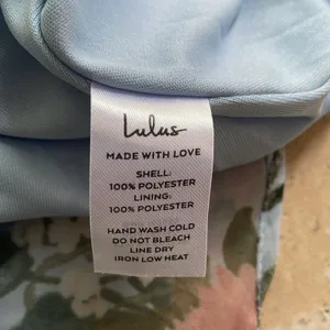 Lulus Precious Perspective Light Blue Floral Puff Sleeve Mini Dress thumbnail 16
