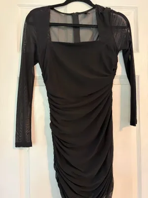 Windsor Mesmerize In Mesh Ruched Mini Dress thumbnail 5