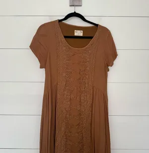 Mia Joy Joyfolie Women’s XS Brown Maxi Dress Boho thumbnail 1