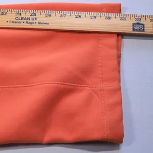 Athleta Retroplush Logo Straight Leg Pants Women MT Persimmon Orange Pintuck thumbnail 9