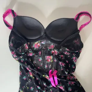 Biatta Intimates lingerie. Size 34B. Sheer nylon and spandex. Push up bra. thumbnail 6