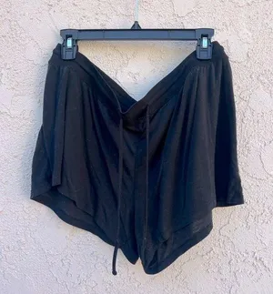 XXL Gilligan O’Malley black cotton Pj mini shorts thumbnail 1