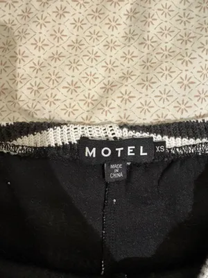 Motel Rocks Striped Knit Shorts thumbnail 2