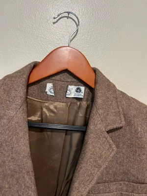 Vintage brown/beige blazer Brown thumbnail 3