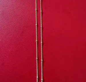 14k gold plated necklace 18 inch thumbnail 2
