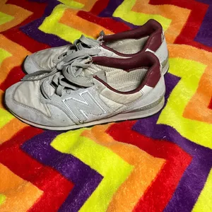 New Balance X Figs Shoes Womens 7 Gray Maroon Nursing Comfort Athlesiure 996 thumbnail 3