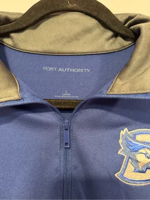 Port Authority Creighton University BlueJays Blue Quarter-Zip Pullover thumbnail 2