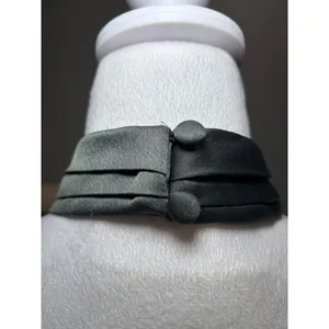 BHLDN Ruby Satin Charmeuse‎ Halter Maxi Dress Size 14 Sage Green Backless thumbnail 6