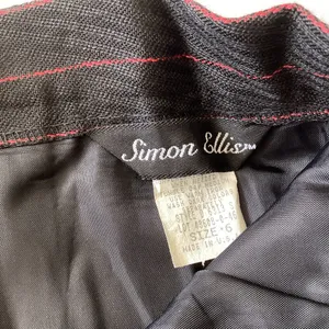 Simon Ellis Pinstripe Pencil Skirt thumbnail 4