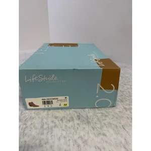 LifeStride Reba Doe Ecomicro Ruched Ankle Booties Taupe Brown Women 6‎ M NEW thumbnail 3