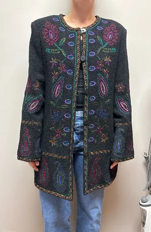 Embroidered jacket Gray Size M thumbnail 1