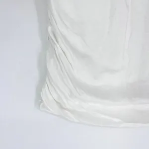 Splendid Supima Cotton White Ruched Mini‎ Skirt with Grey Waistband Size Small thumbnail 3