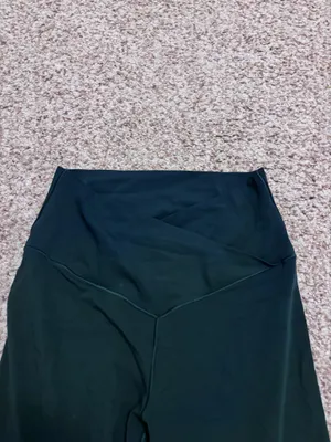 Green Aerie Flare Leggings Crossover thumbnail 2