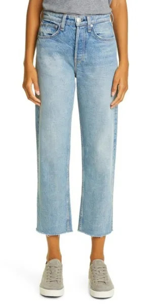 RAG & BONE Maya High Rise‎ Ankle Straight Denim in Olson Sz 24 thumbnail 1