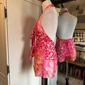 Lulus Small Paloma Party Patchwork Romper thumbnail 2