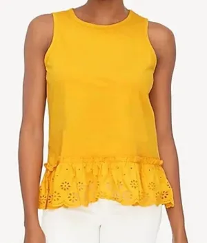 J Crew Eyelet Tank F1* thumbnail 1