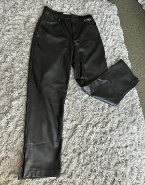 Abercrombie Vegan Leather Pants thumbnail 1