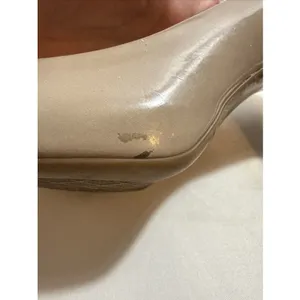 Seven7 Calvin Klein Taupe Dress Shoes Women’s 7M Pump Open Toe Rubber Sole thumbnail 7