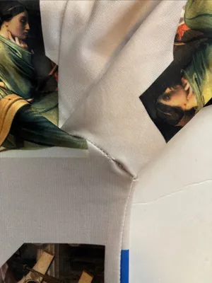 Zara…Apotheosis Of Homer 1827….Tan L/S Top With Pictures Of Homer Size Medium thumbnail 6