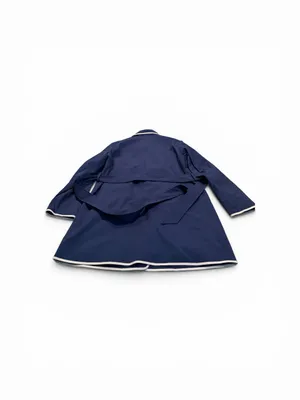 DENNIS BASSO navy water resistant trench thumbnail 5