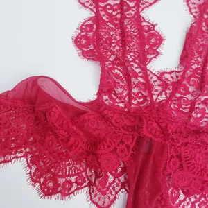 Frederick's Of Hollywood Lace Thong Teddy Lingerie New With Tags thumbnail 5