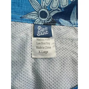 Rip Skirt‎ Hawaii Wrap Skirt Women Size XL Blue Beach Swim Cover Up Tropical thumbnail 6