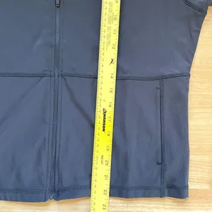 Hanes Moves Women's Studio Jacket Zip Up Workout Athleisure Black XL thumbnail 6