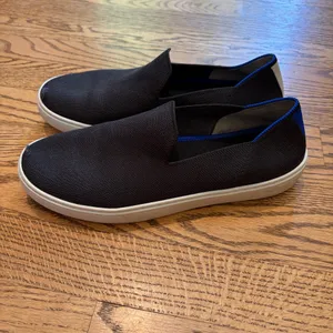 Rothy's The Sneaker Slip On Shoe Black thumbnail 2