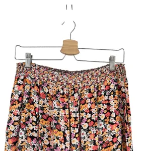 Maaji Wide Leg Pants Calico Floral Print Viscose Orange‎ Black Size Medium thumbnail 3